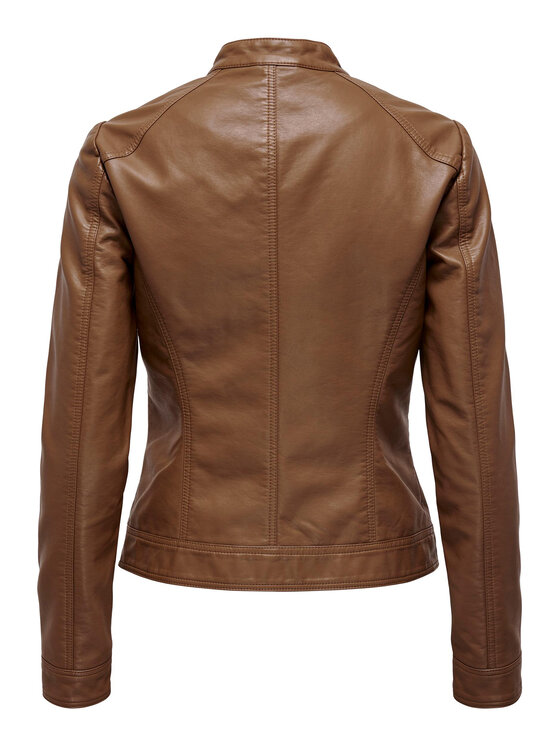 ONLY ONLY Ādas imitācijas jaka Bandit 15081400 Brūns Regular Fit