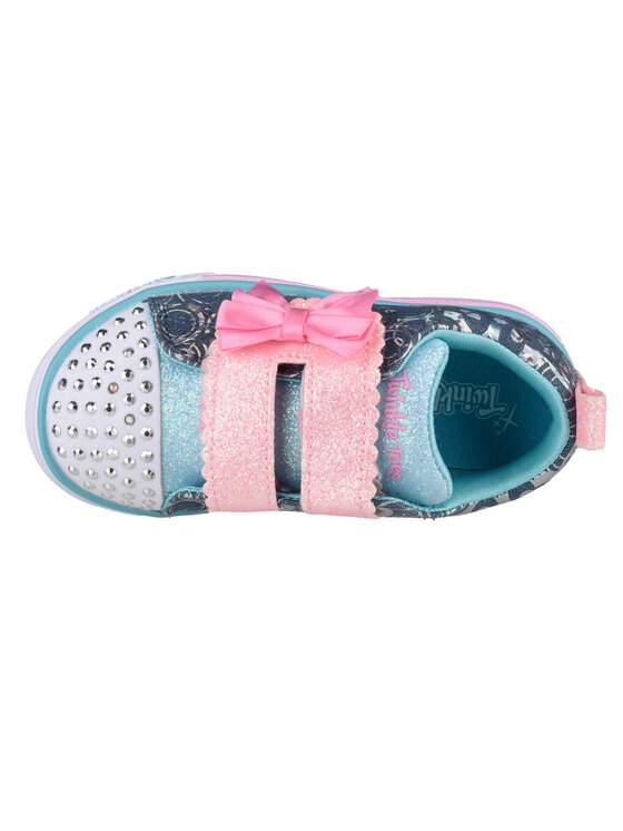 Skechers Skechers Sneakersy Sparkle Lite-Lil Heartsland Szary