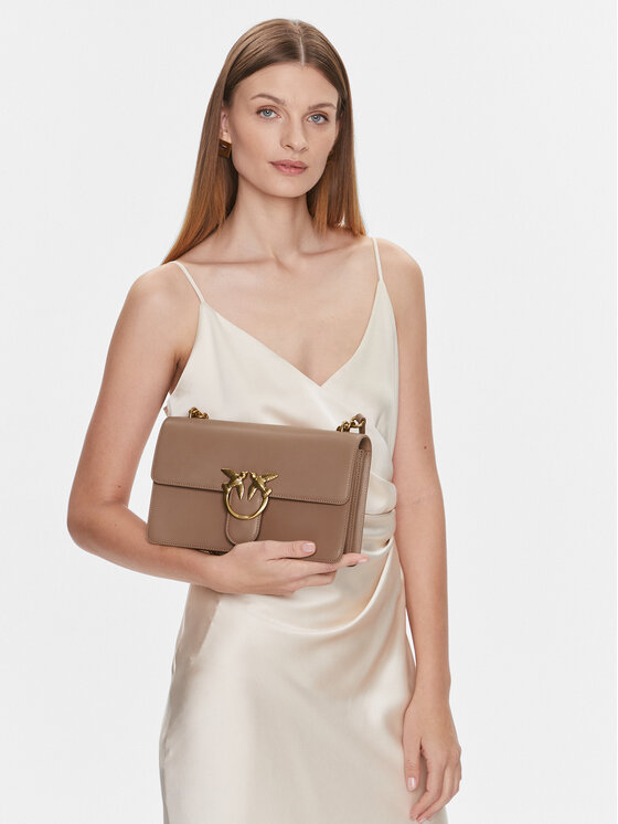 PINKO Pinko Ročna torba Love One Classic Dc AI 23-24 PLTT 100941 A0F1 Bež