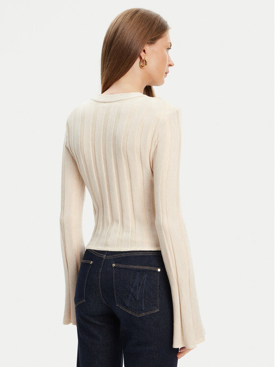 Guess Guess Sweter W5YR13 Z3OT0 Beżowy Regular Fit