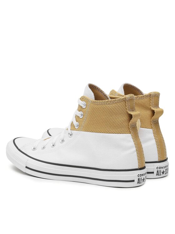 Converse Converse Plátenky Chuck Taylor All Star Crafted Patchwork A04511C Biela