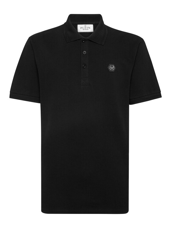 PHILIPP PLEIN PHILIPP PLEIN Polo 295 Czarny Slim Fit