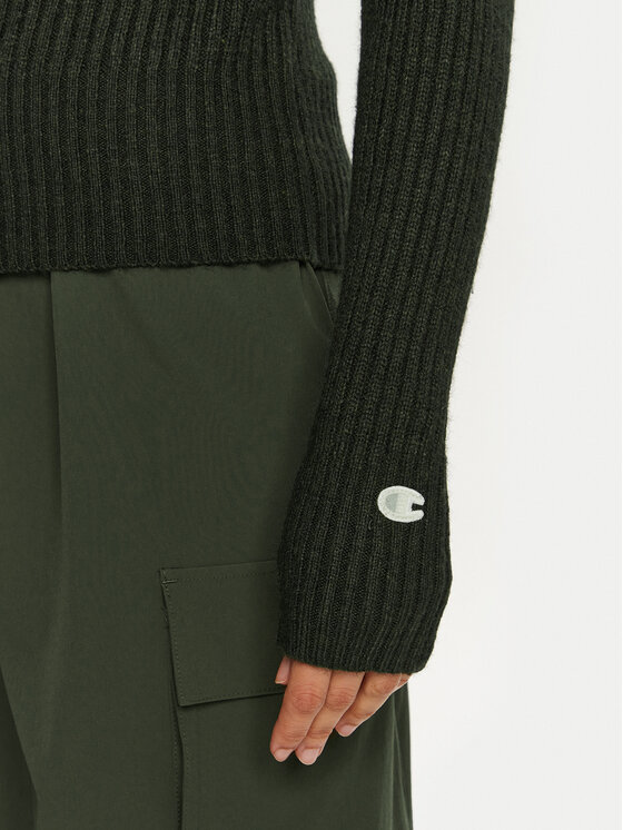 Champion Champion Pulover 117495 Zelena Slim Fit
