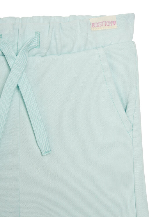 United Colors Of Benetton United Colors Of Benetton Spodnie dresowe 3UNIGF04P Zielony Wide Leg