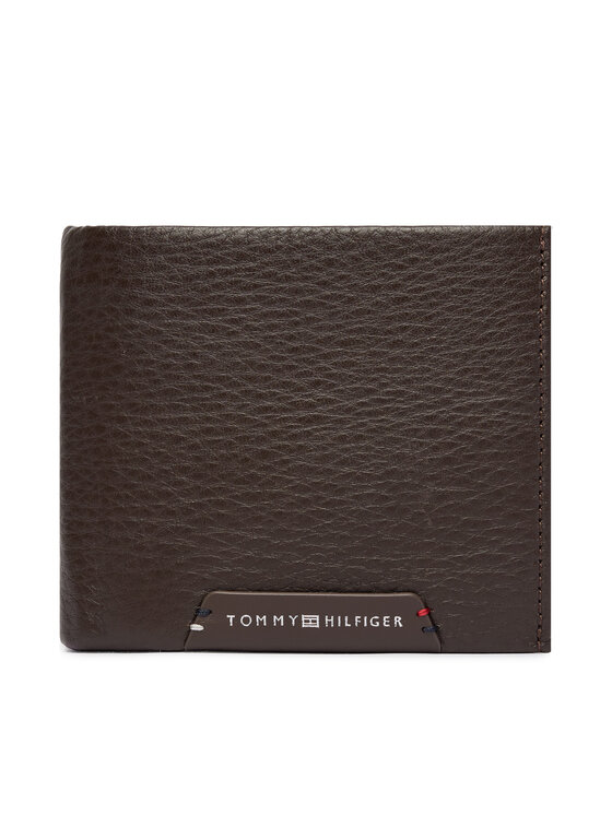 Tommy Hilfiger Tommy Hilfiger Portofel Th Corp Cc Flap And Coin AM0AM14780 Maro închis