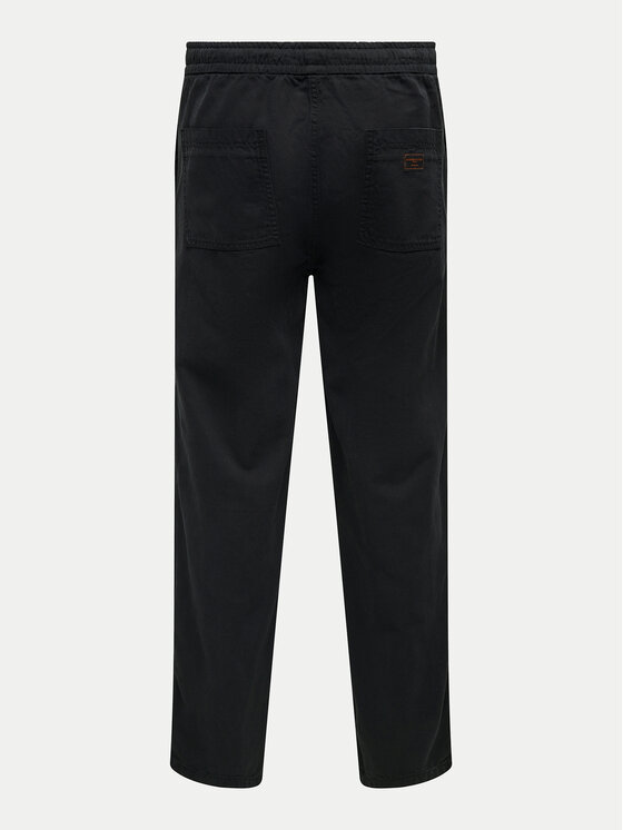 Only & Sons Only & Sons Hlače Sinus 22030239 Crna Loose Fit