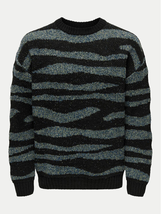 Only & Sons Only & Sons Pullover Lincolm 22031166 Schwarz Regular Fit