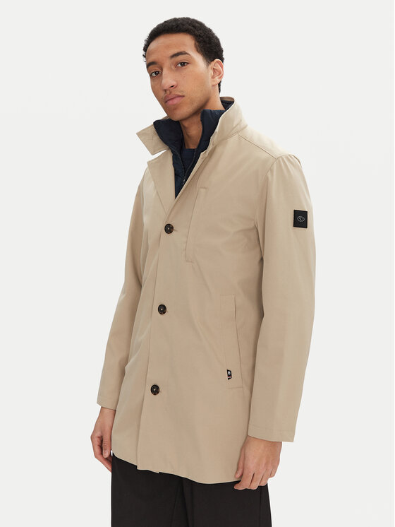 Tom Tailor Tom Tailor Übergangsmantel 1045060 Beige Regular Fit