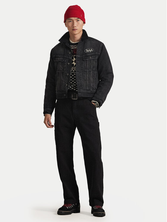 Polo Ralph Lauren Polo Ralph Lauren Jeansjacke 710956616001 Schwarz Regular Fit