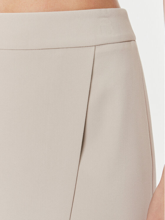 DKNY DKNY Trapez suknja UK3SX131 Bež Regular Fit