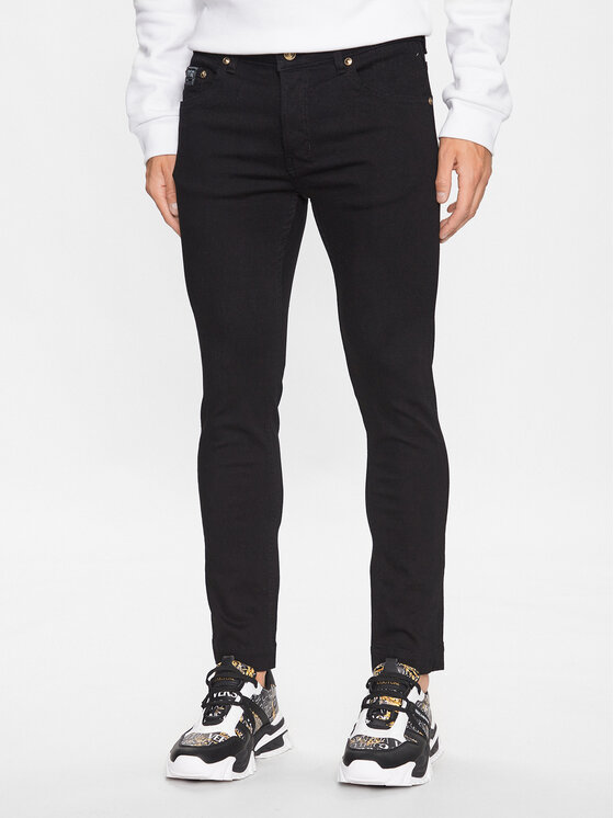 Versace Jeans Couture Jeans hlače 74GAB530 Črna Skinny Fit