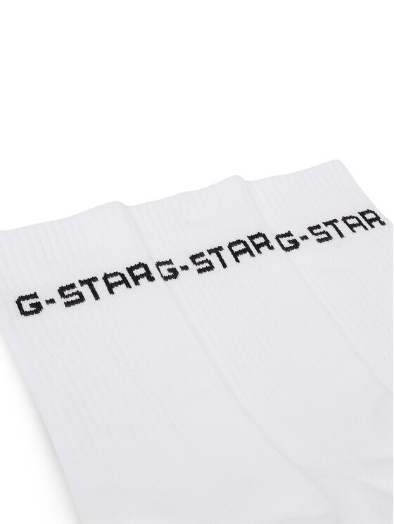 G-Star Raw G-Star Raw Čarape AS_G_STAR_001W_SS25 (3-PACK) Bijela