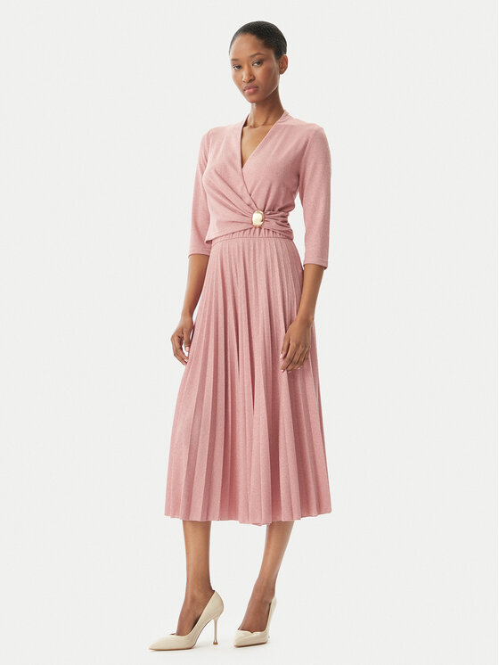 Rinascimento Rinascimento Kokteilikleit CFC0122980003 Roosa Regular Fit