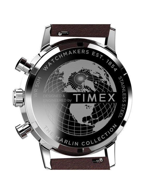 Timex Timex Zegarek TW2W51400 Brązowy
