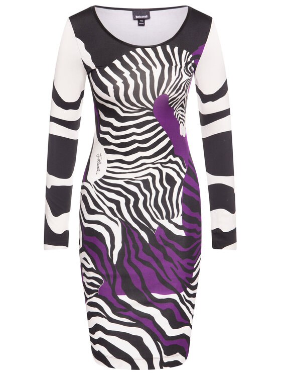 Just Cavalli Just Cavalli Kleid für den Alltag S04CT0945 Bunt Slim Fit
