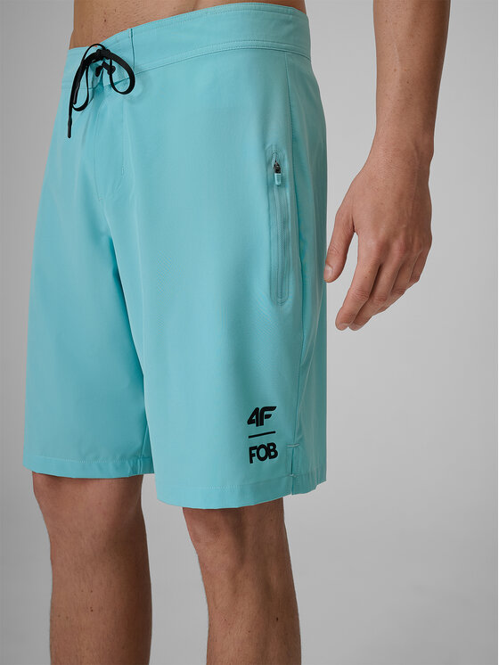 4F 4F Plavecké šortky FOB SUMMER Tyrkysová Regular Fit