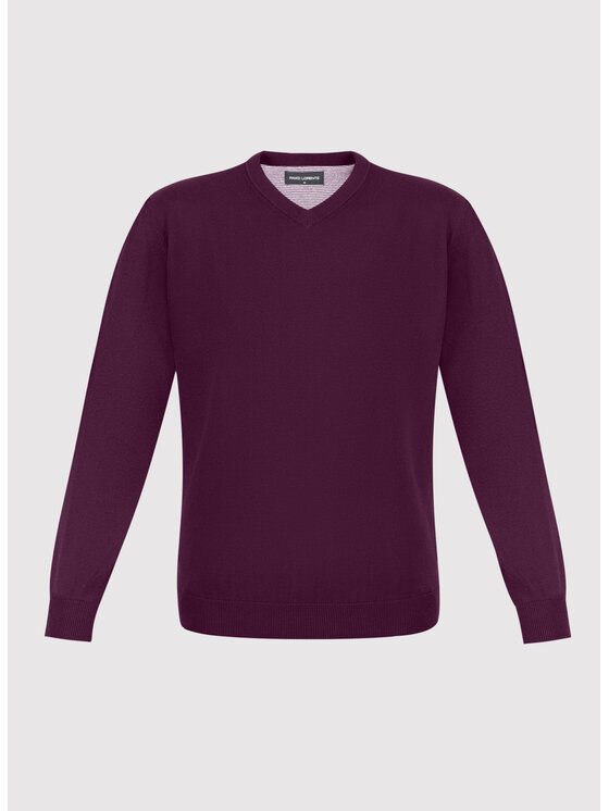 Pako Lorente Pako Lorente Sweter P25WN-2X-029 Fioletowy Classic Fit