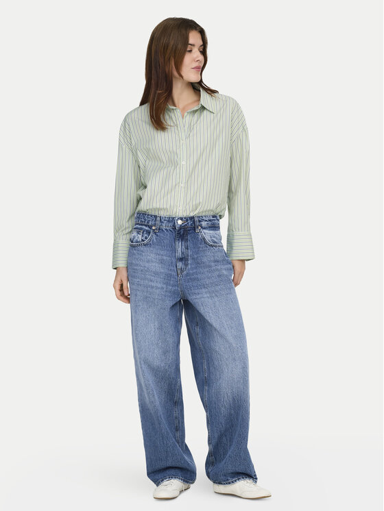ONLY ONLY Košeľa Oregon 15367554 Zelená Regular Fit