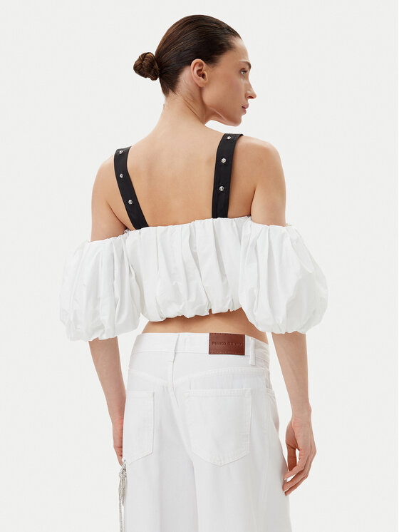 PINKO PINKO Топ 105176 A2LD Білий Regular Fit