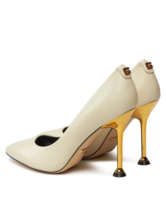 Guess Guess Scarpe stiletto Tracker FLPTRK LEA08 Écru