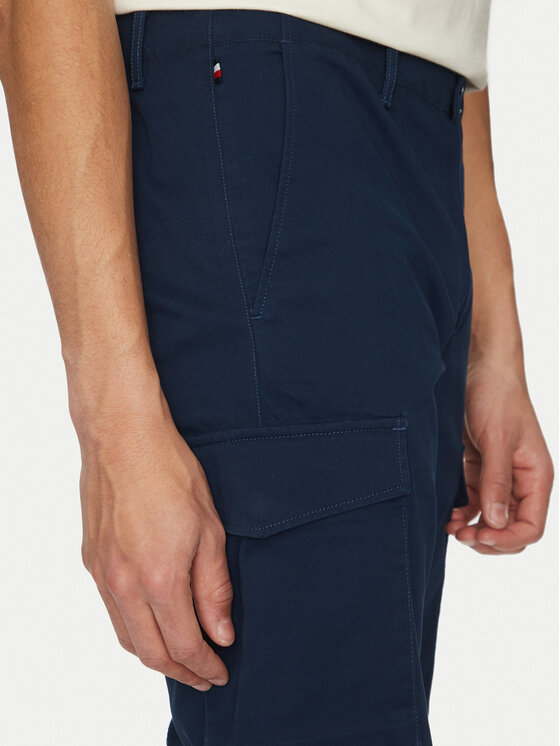 Tommy Hilfiger Tommy Hilfiger Шорти з тканини John MW0MW31244 Cиній Regular Fit
