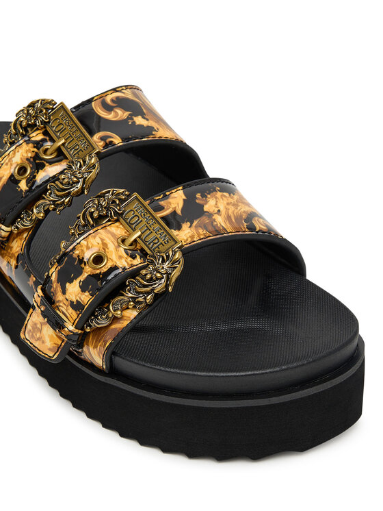 Versace Jeans Couture Versace Jeans Couture Šľapky 80VA3SM1 ZS366 G89 Čierna