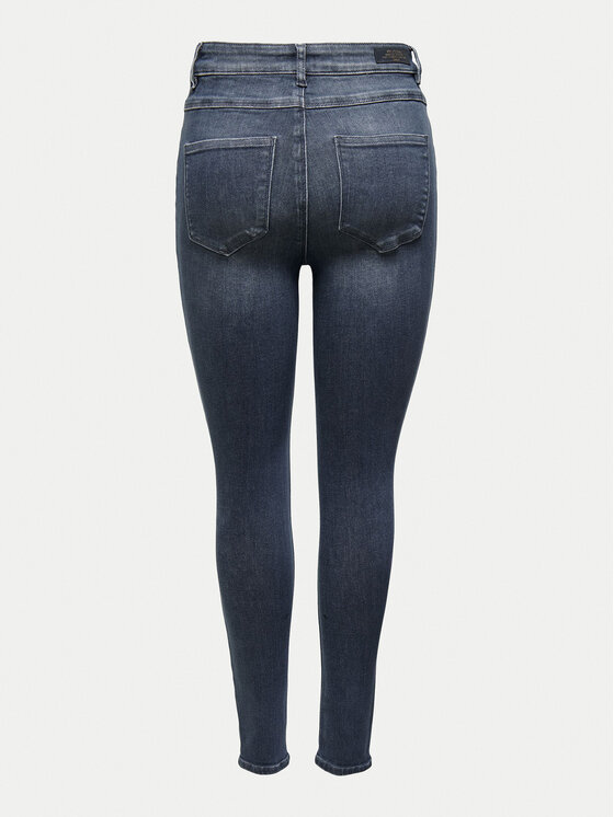 ONLY ONLY Blugi Mila 15231285 Bleumarin Skinny Fit
