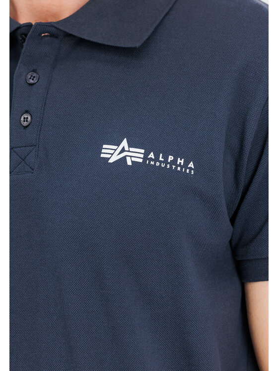 Alpha Industries Alpha Industries T-Shirt AI.106600-07-XXL Granatowy Basic Fit