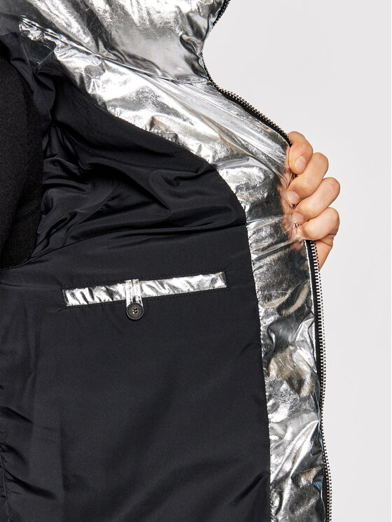 Les Hommes Les Hommes Puhovka LLO502733U Srebrna Regular Fit