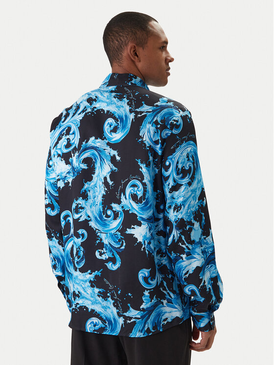 Versace Jeans Couture Versace Jeans Couture Риза 80GAL2R0 NS757 Син Regular Fit