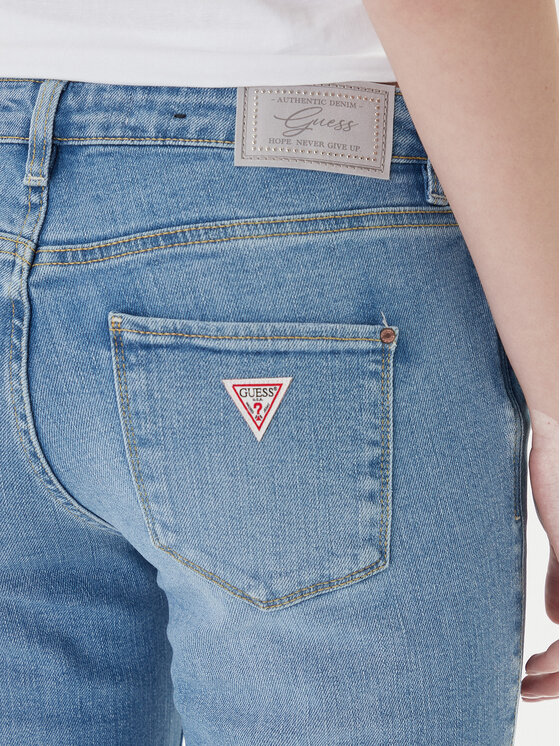 Guess Guess Jeansy W6RA15 D6882 Modrá Regular Fit