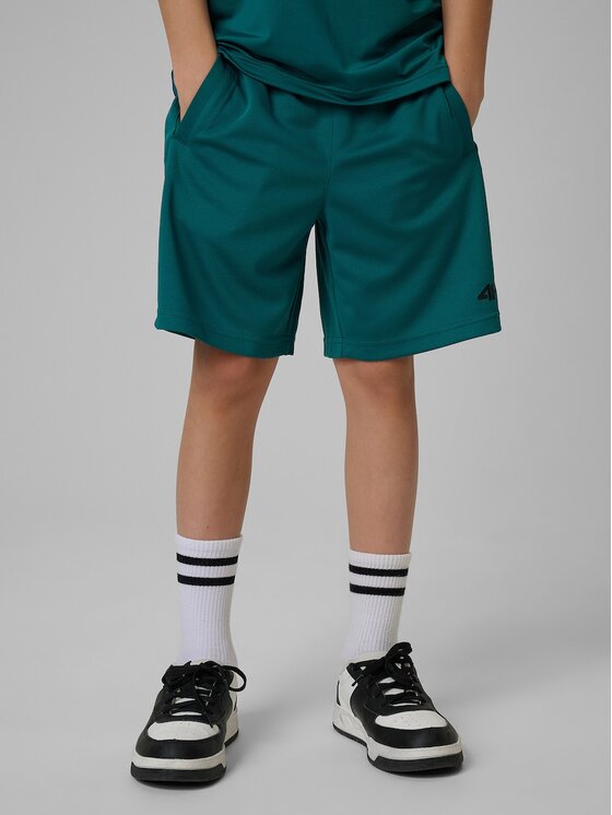 4F 4F Pantaloncini sportivi 4FJRSS26TFSHM1693-46S Verde Regular Fit