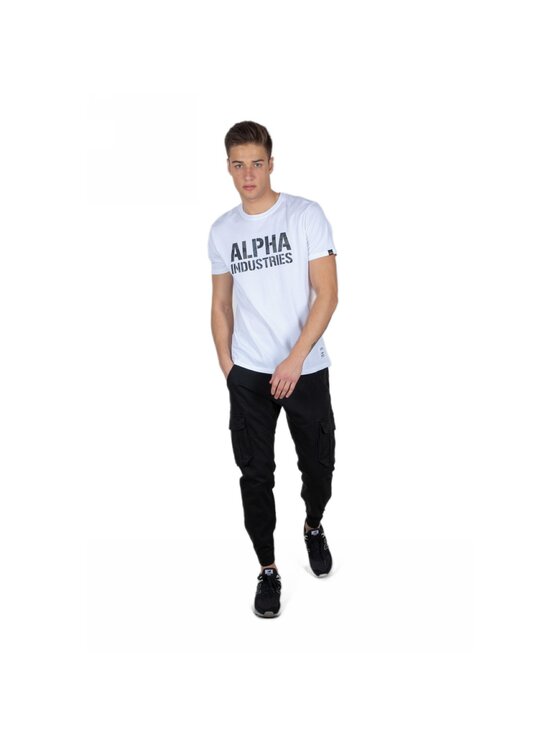Alpha Industries Alpha Industries Kalhoty z materiálu AI.196210-03-30 Černá Slim Tapered Fit