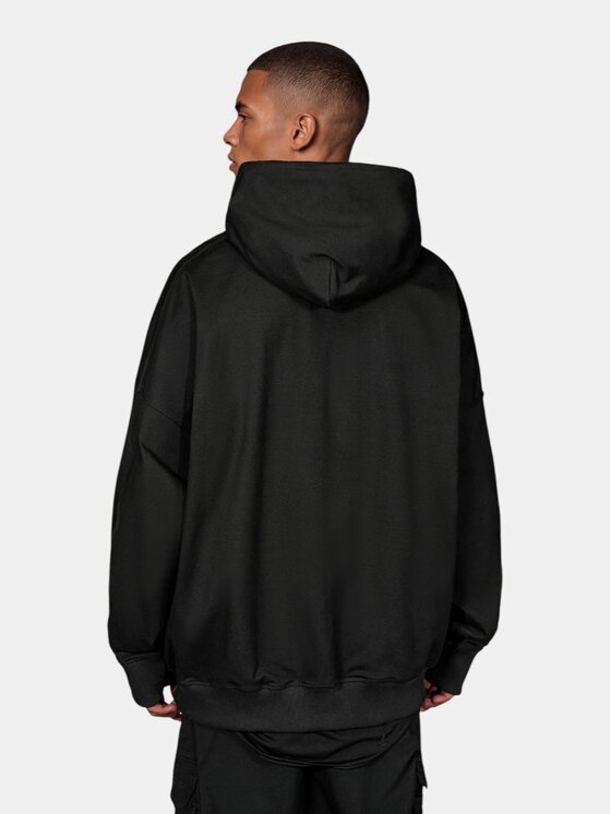MADE BY SOCIETY MADE BY SOCIETY Kurtka anorak Oversized Block District - H18000 Czarny Basic Fit