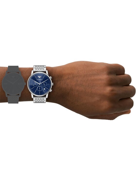 Emporio Armani Emporio Armani Zegarek AR11771 Srebrny