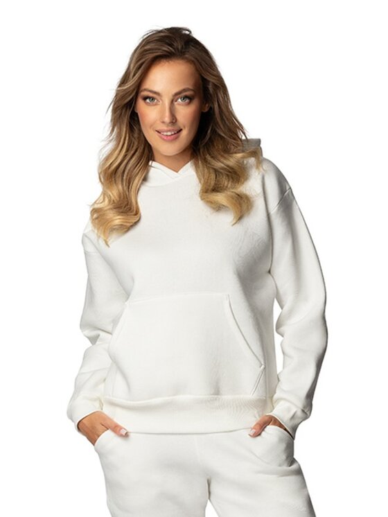 DKaren Sport DKaren Sport Bluza DK-K-B6 Écru Regular Fit