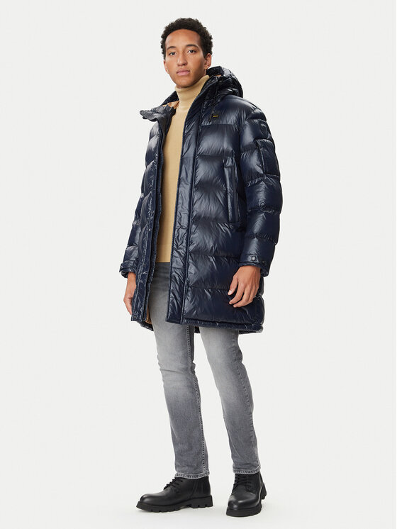 Blauer Blauer Pernata jakna Aldrich 26WBLUK02350 Tamnoplava Regular Fit