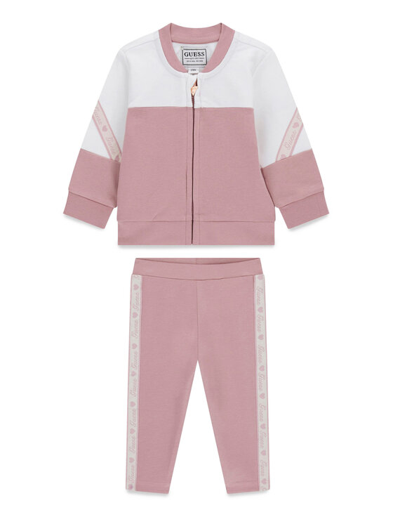 Guess Guess Completo felpa e leggings A6YG06 K3909 Rosa Regular Fit