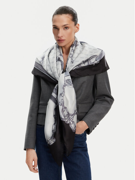 Damska Chusta Guess, Czarna, AW5301 SIL03