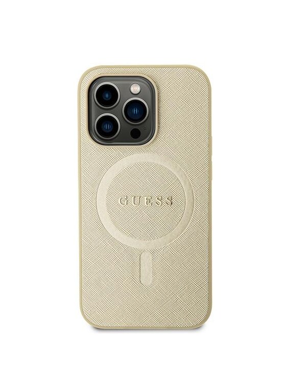 Etui na telefon Guess, Złote, iPhone 15