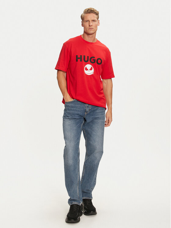HUGO HUGO T-särk 50537986 Punane Regular Fit