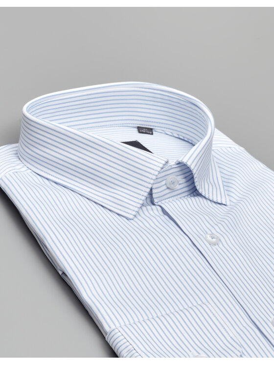 Borgio Borgio Koszula passa 00573 Biały Slim Fit