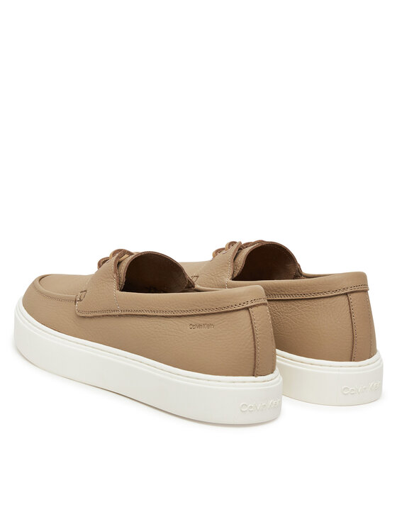Calvin Klein Calvin Klein Mokasinke Hybrid Lace Up Boat Lth HM0HM01812 Smeđa