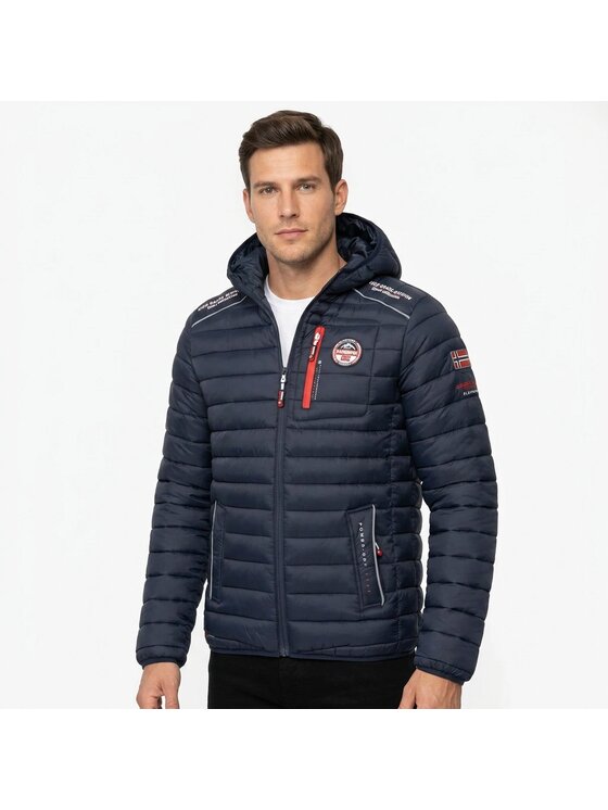 Geographical Norway Geographical Norway Kurtka puchowa WY6358H/GN-MARINE Granatowy Regular Fit