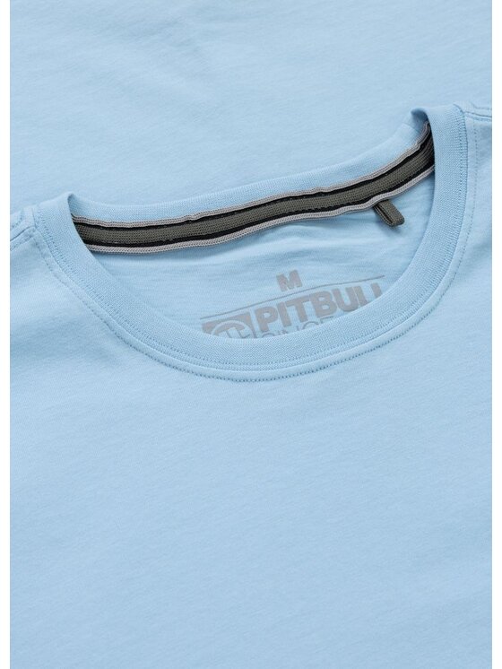 PITBULL PITBULL T-Shirt Koszulka męska DOG SD XL Błękitny Regular Fit