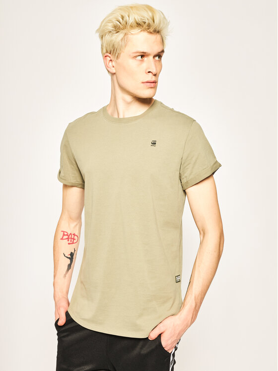 G-Star Raw G-Star Raw Tricou Sustainable D16396-B353-2199 Verde Relaxed Fit