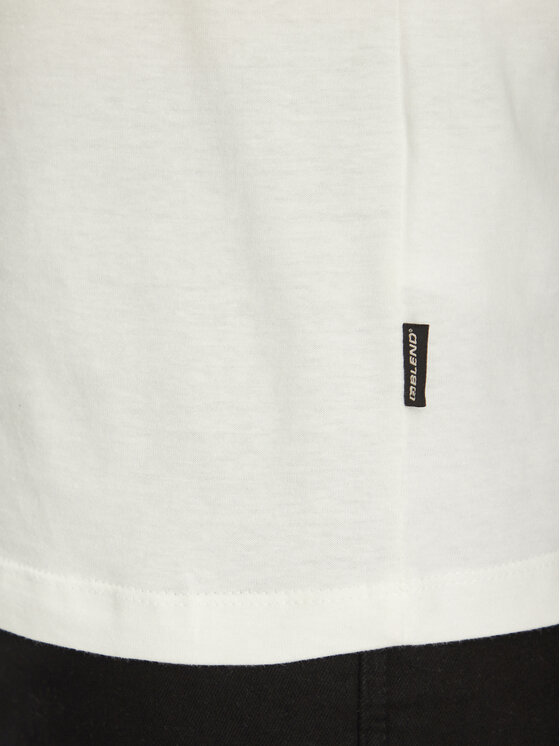 Blend Blend Tricou 20717766 Alb Regular Fit