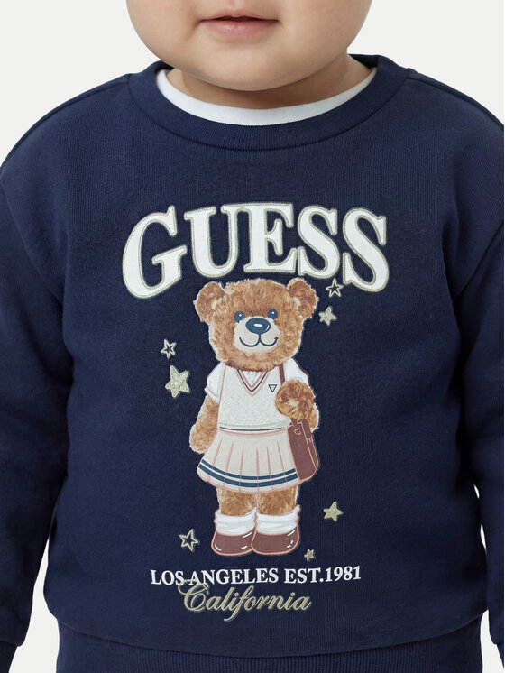 Guess Guess Mikina K6YQ05 K4422 Tmavomodrá Regular Fit