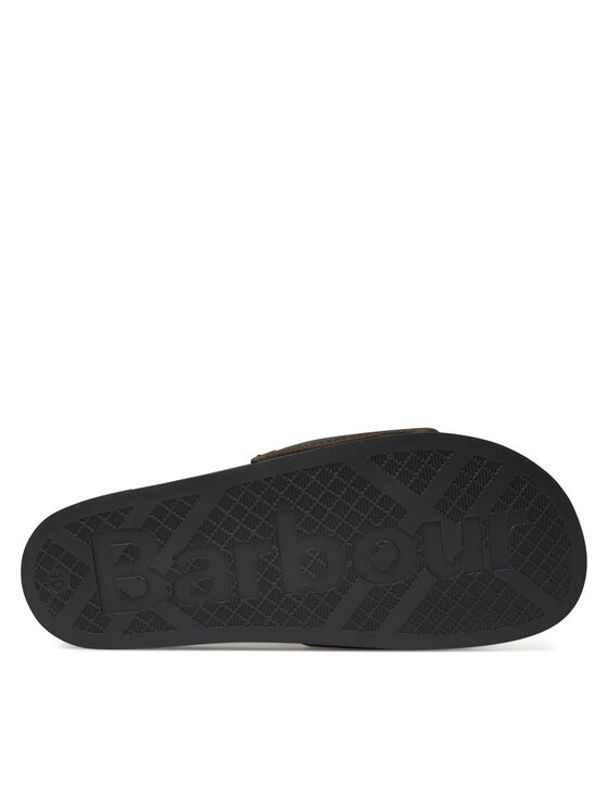 Barbour Barbour Klapki MBS0020BK51 Czarny