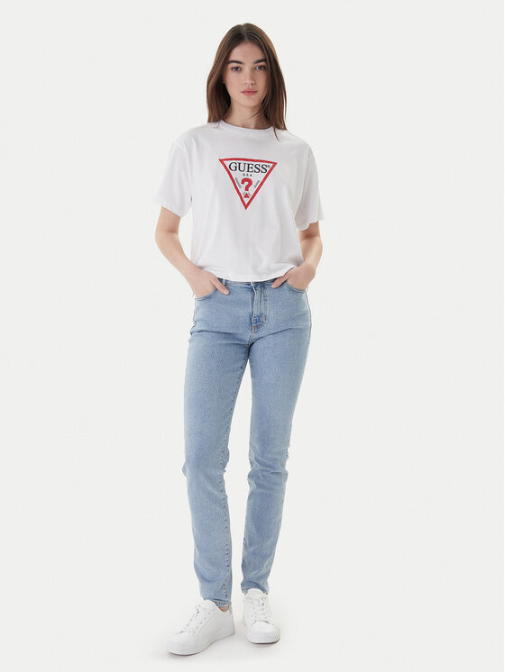 Guess Jeans Guess Jeans Džínsy W4YA92 D5CB3 Modrá Slim Fit